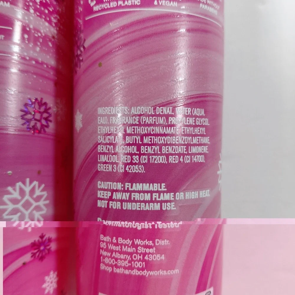 Lot Of 2 Twisted Peppermint Fine Fragrance Mist 8 oz Bath & Body Works